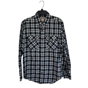 Duluth Trading Men’s Flannel Shirt Plaid Button Down Medium